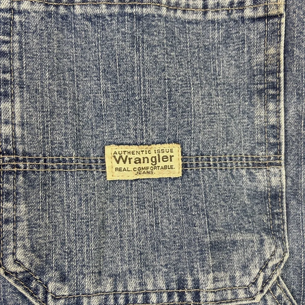 Wrangler Carpenter Shorts Mens Sz 46 Blue Denim Work‎ Construction Utility